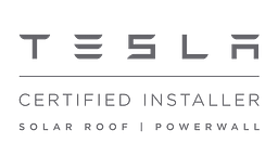 tesla solar certified installer logo showing Rising Sun Solar is able to install your Tesla solar on Maui, Oahu, Kauai, and the big island of Hawaii.