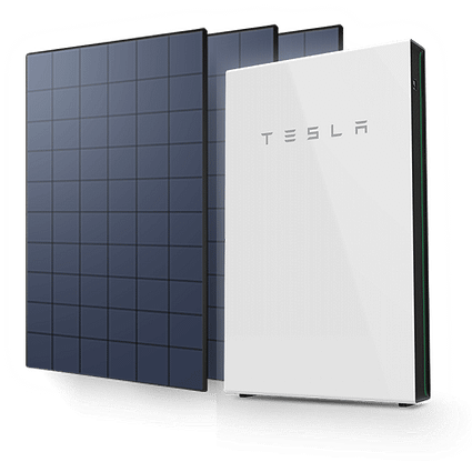 Solar panel and Tesla Powerwall