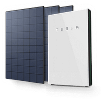 gray solar panel and white tesla panel 