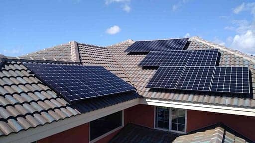image of roof with solar panel installed by oahu solar companies 